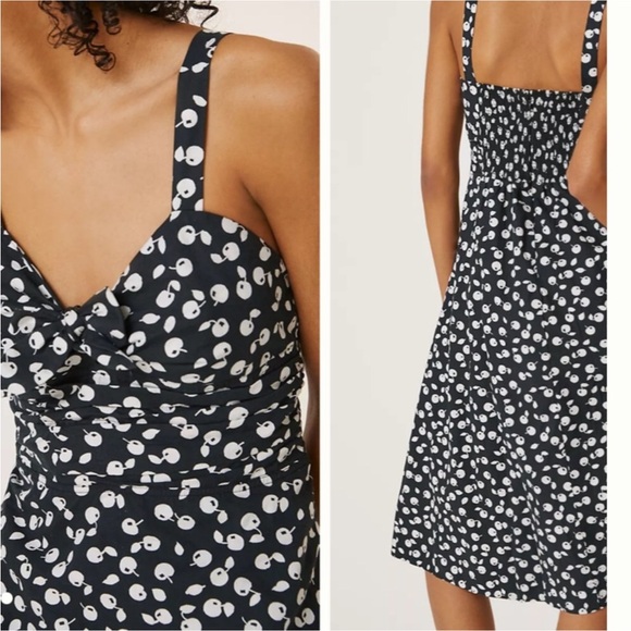 Anthropologie Maeve Cherry Cecilia Midi Dress Cherries - Picture 3 of 16